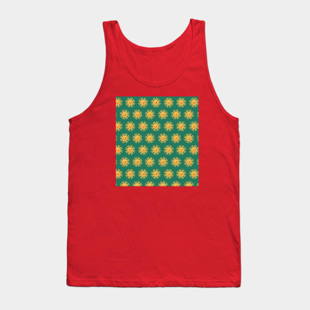 Retro sunshine Tank Top by Charly Clements